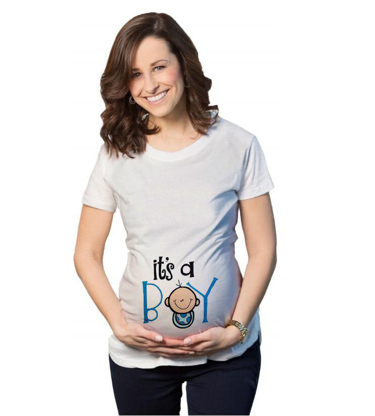 2020欧美孕妇 baby loading印花T恤Pregnant women's  T-shirt