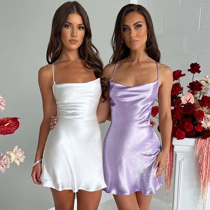 2024 Sexy slim fitting strap design with buttock strap dress