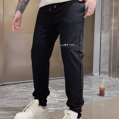 潮牌休闲裤运动卫裤小脚裤网红男
