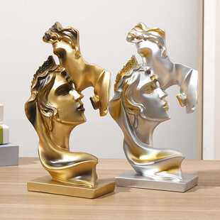 新款直销树脂工艺品家居客厅装饰品两情相悦桌面小摆件结婚生日情