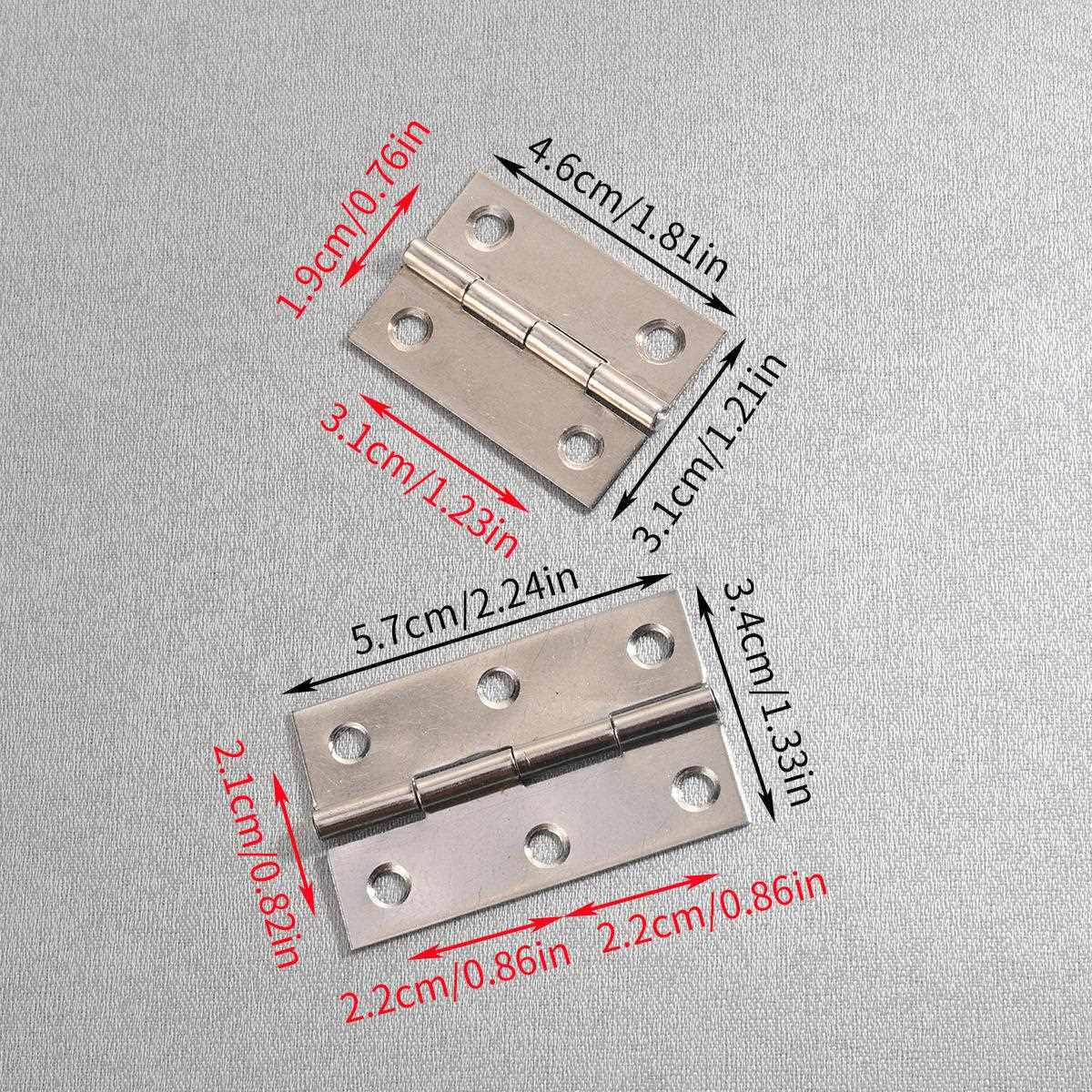 新款直销五金2寸，2.5寸不锈钢材质小柜门铰链箱包礼品盒木箱合页