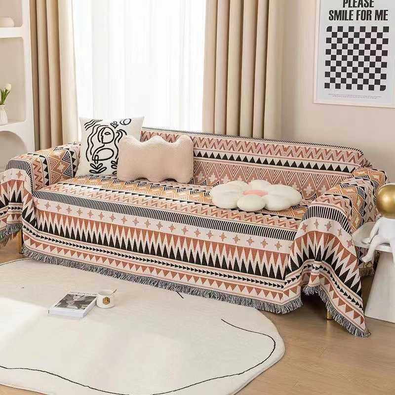 新款直销ins风多功能沙发套全盖沙发巾四季通用沙发盖毯线毯8