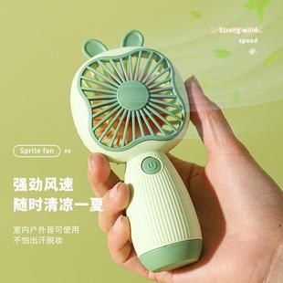 直销手持小风扇便携式 新款 随身充电学生桌面迷你大风力办公室电风