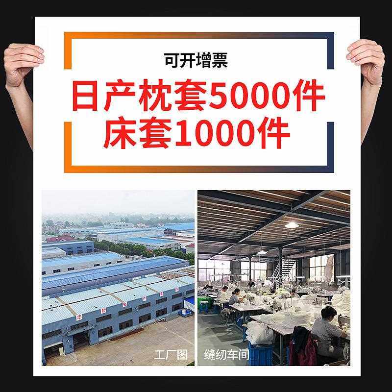 新款直销现货乳胶枕全棉枕头套薄 现代简约床上用品网眼汗布枕套