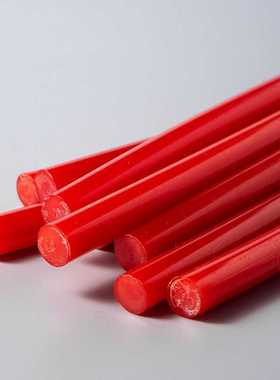 新款直销红色热熔胶棒强粘性工艺品汽车凹陷修复速干防水热熔胶7m