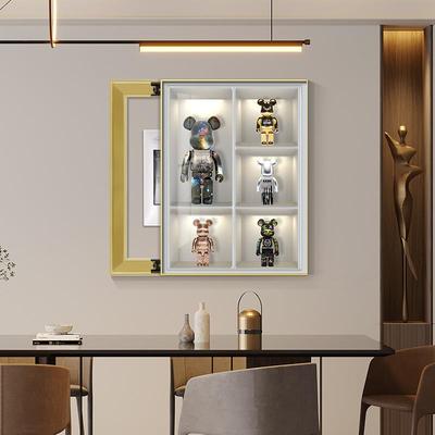 新款直销暴力熊轻奢电表箱装饰画竖款现代简约高级感配电箱遮丑箱