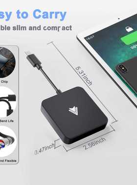 新款直销车载智能导航无线Andriod AUTO系统互联有线转无线安卓au