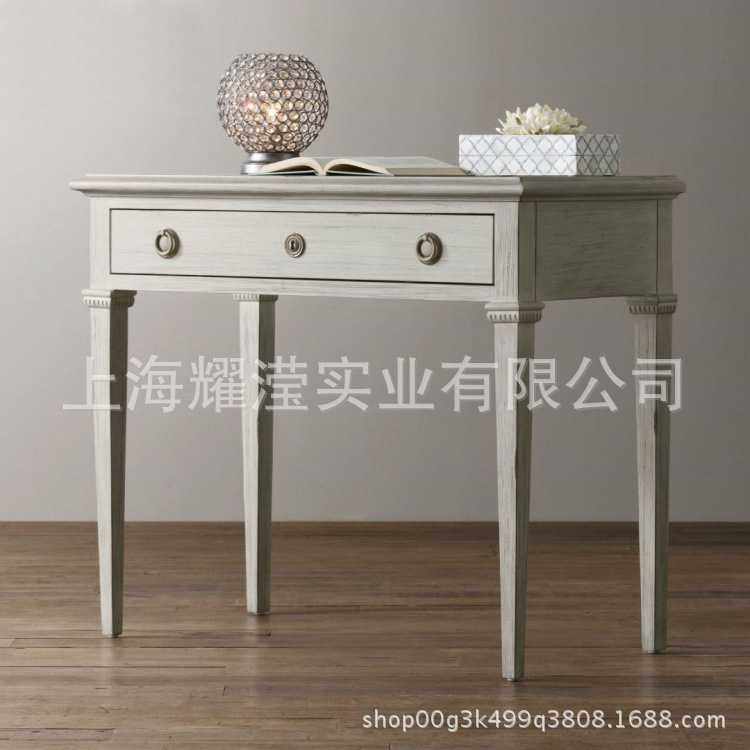 新款直销美式实木书桌定制家具橡木做旧家用儿童 学习桌书房储物,住宅家具,书桌,淘宝优惠券,粉丝福利购,淘宝优惠卷