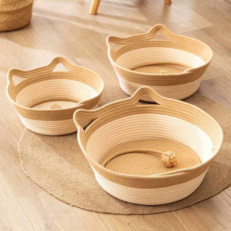 新款直销粗麻藤编猫窝四季通用床编织猫咪睡觉用垫子夏天狗窝宠物,宠物/宠物食品及用品,猫窝/屋/帐篷/沙发,淘宝优惠券,粉丝福利购,淘宝优惠卷