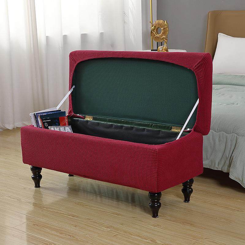 新款直销亚马逊新款弹力摇粒绒储物凳套翻盖脚踏套沙发脚踏套老虎,居家布艺,沙发套,淘宝优惠券,粉丝福利购,淘宝优惠卷