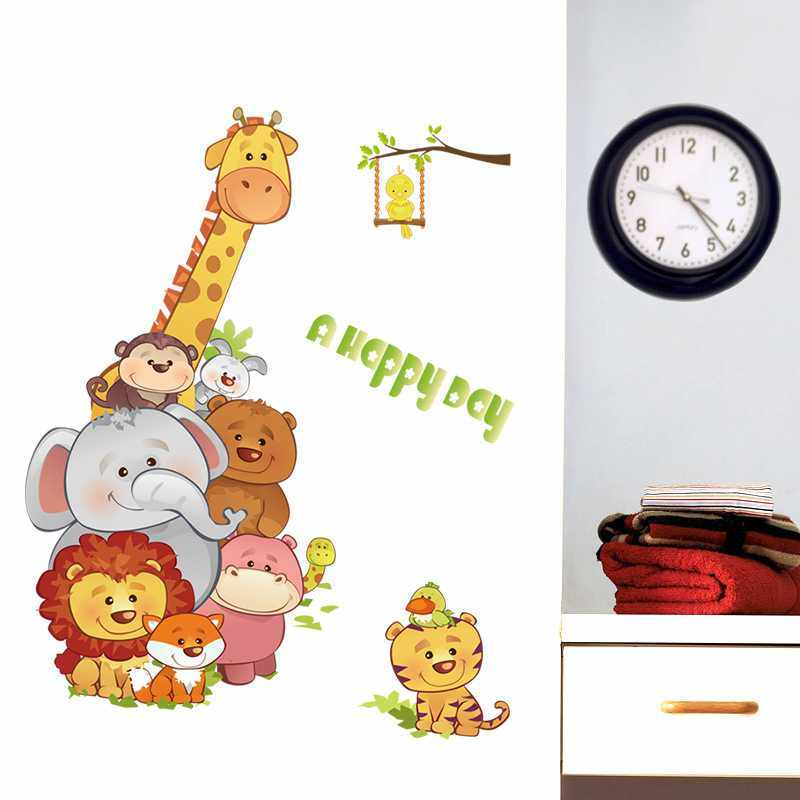 新款直销SK9301木拉城堡 动物卡通墙贴儿童房床头一角背景装饰可,家居饰品,软装墙贴,淘宝优惠券,粉丝福利购,淘宝优惠卷