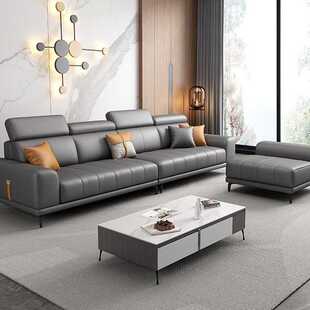 新款直销免洗钢琴键猫抓布艺沙发小户型科技布沙发客厅全套8