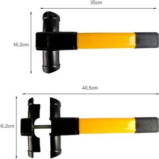 新款 2把钥匙圆形锁心T型锁防盗汽车锁大号汽车 直销车用方向盘锁