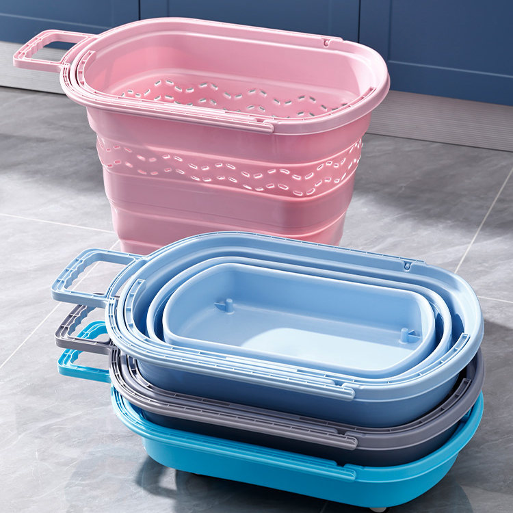 加厚可折叠购物车便携式万向轮