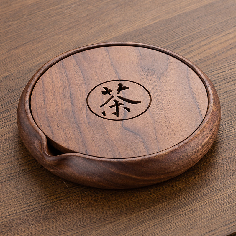 北美黑胡桃木开口壶承