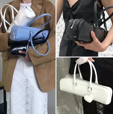 牛皮小众手提轻奢品牌单肩女包