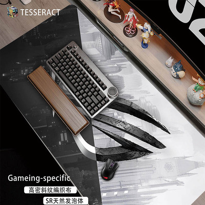 ROG系列鼠标垫超大CSGO加厚6MM网吧电脑长桌垫滑鼠垫定制FPS细面