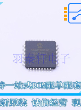 单片机(MCU/MPU/SOC) PIC16F19195T-I/PT TQFP-64(10x10) MIC 全