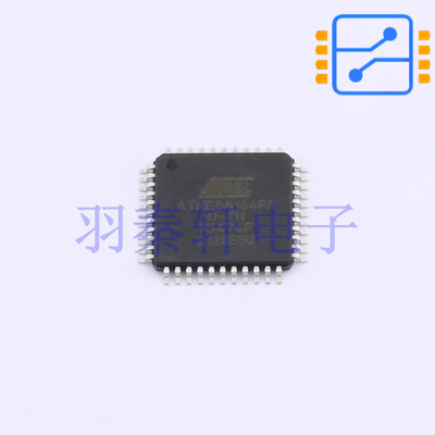 ATMEGA164PA-AUR TQFP-44 微控制器, 8位, ATMEGA, 20MH 原装现货