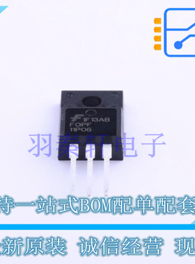 场效应管(MOSFET) FQPF11P06 TO-220F-3 ON 全新原装进口