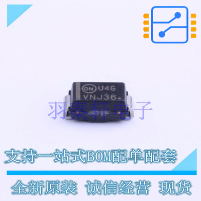 快恢复/超快恢复二极管 MURA140T3G SMA ON 全新原装进口