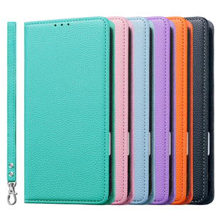 xl保护套翻盖荔枝纹皮革8A手机壳掀盖7对开6折叠4a插卡5g爱马仕橙色黑Flip 适用谷歌google Pro case Pixel