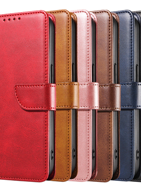 适用苹果17 ProMax翻盖手机壳iphone16e商务14Plus掀盖保护皮套Air防摔插卡电话磁吸15对开38红黑色Flip Case