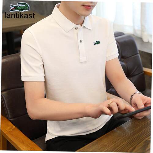 贵族鳄鱼Polo码男士短袖夏季T恤纯棉翻领宽松特大衫男装上衣体恤