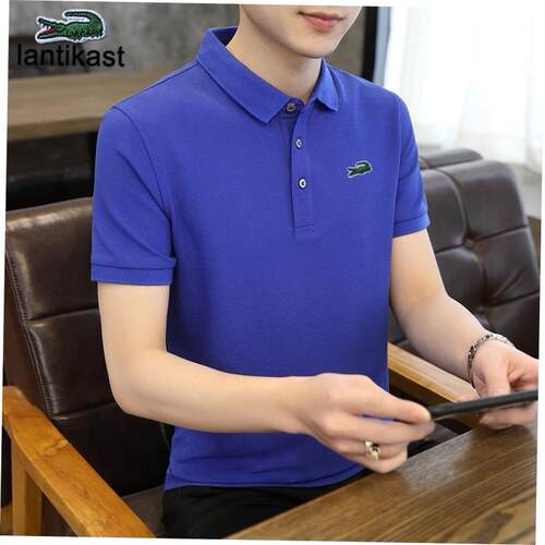 贵族鳄鱼官方旗舰店男士衫t恤商务轻奢男装POLO短袖新款翻领上衣