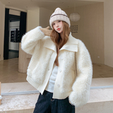 爆针织领拼接羊羔毛冬季保暖外套ZB237-2583-p195-k298，女装套装/套裙，浙宝237