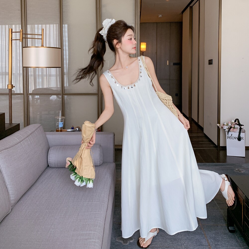 现货已出2026韩系宽松订珠连衣裙RF2C518-6836-P145-K238，女装套装/套裙，浙宝237