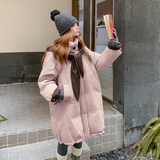 爆东大门韩版长帽耳朵撞色25冬90鸭绒羽绒款ZB237-2835-P545-K799，女装羽绒服，浙宝237