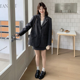 现货已出2025烫钻西服裙子两件套装ZB237-6815-P185-K249，女装套装/套裙，浙宝237