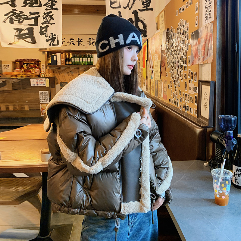 现货90白鸭绒24冬保暖带设计羽绒服ZB237-6697-p365-k555,女装羽绒服,浙宝237