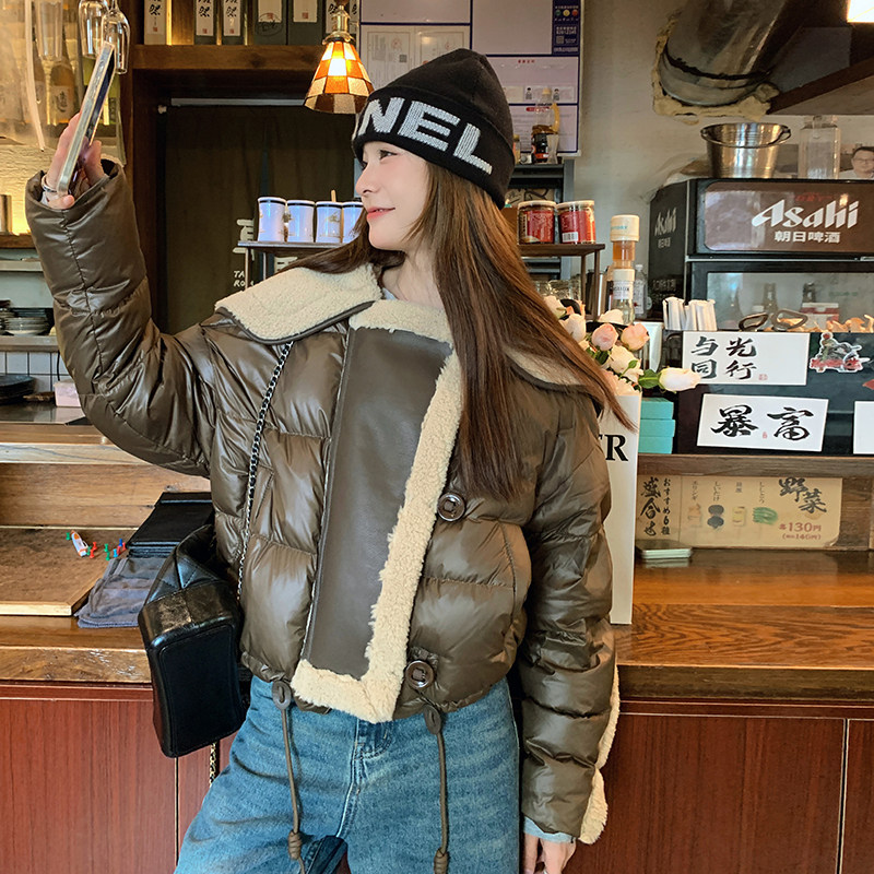 现货90白鸭绒24冬保暖带设计羽绒服ZB237-6697-p365-k555,女装羽绒服,浙宝237