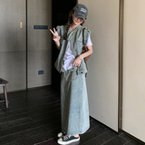 现货已出2026韩系牛仔两件套裙RF2C518-W890-P165-K268，女装套装/套裙，浙宝237