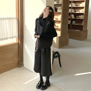 现货已出2025烫钻后背设计蝴蝶三件裤套装ZB237-6816-p185-k249，女装套装/套裙，浙宝237