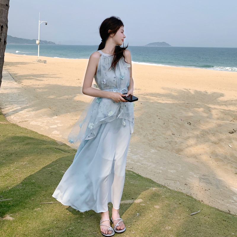 现货已出26韩系仙气儿立体花朵两件套裙RF2C518-2668-P160-K258,女装套装/套裙,浙宝237