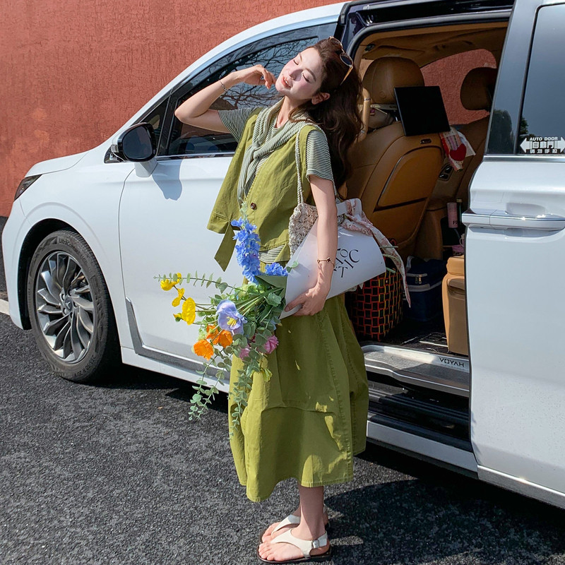 夏已出26气质轻熟搭马甲裙T加披肩四件套RF2C518-2670-P260-K398，女装套装/套裙，浙宝237