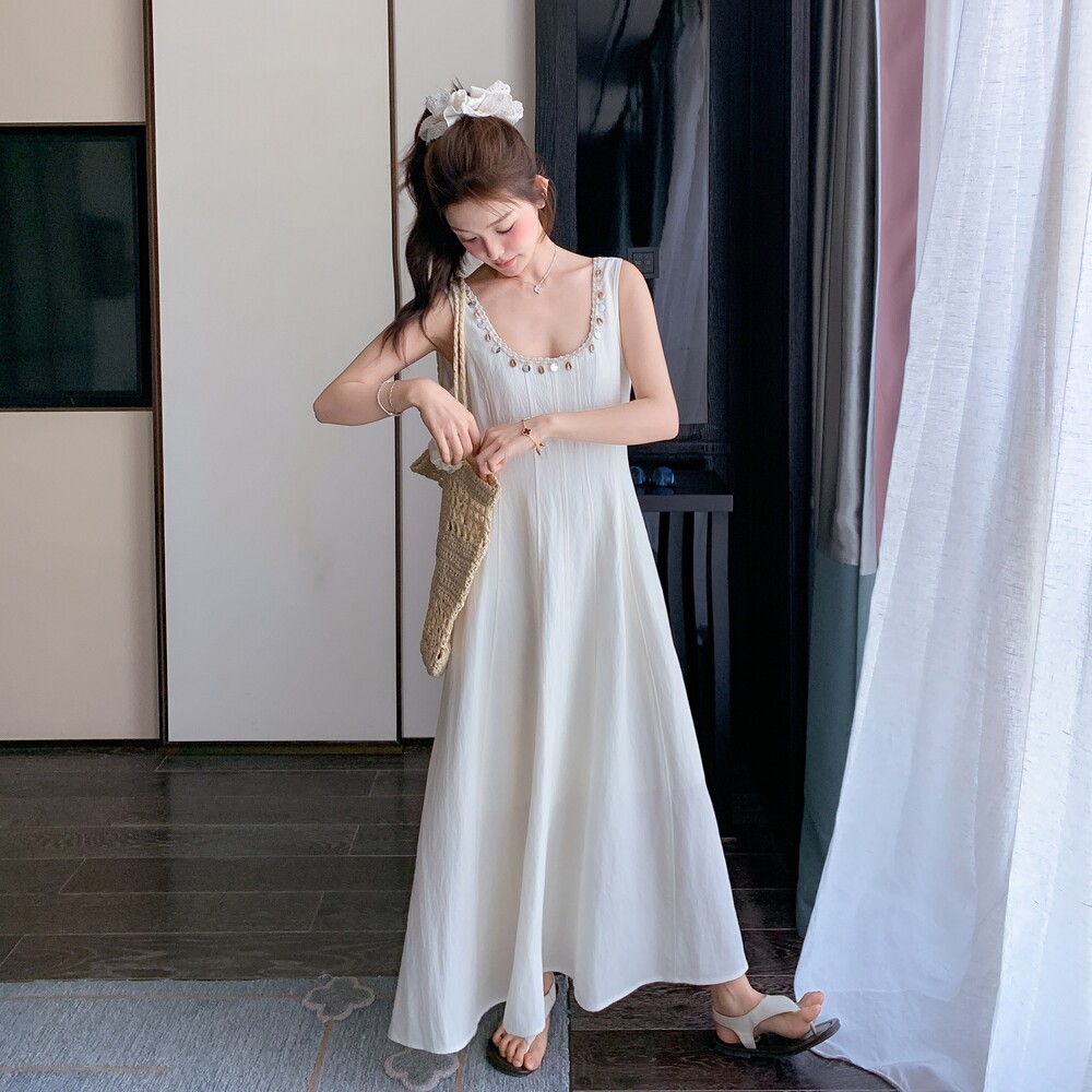 现货已出2026韩系宽松订珠连衣裙RF2C518-6836-P145-K238，女装套装/套裙，浙宝237