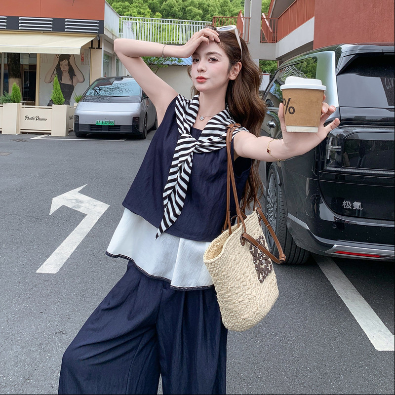 夏现货已出26气质轻熟搭配披肩三件套RF2C518-2676-P180-K288,女装套装/套裙,浙宝237