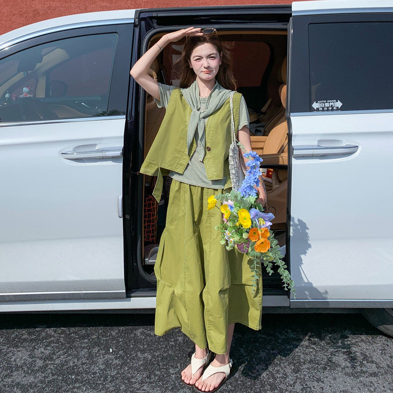 夏现货26气质轻熟马甲裙子T四件套RF2C518-2670-P260-K398,女装套装/套裙,浙宝237