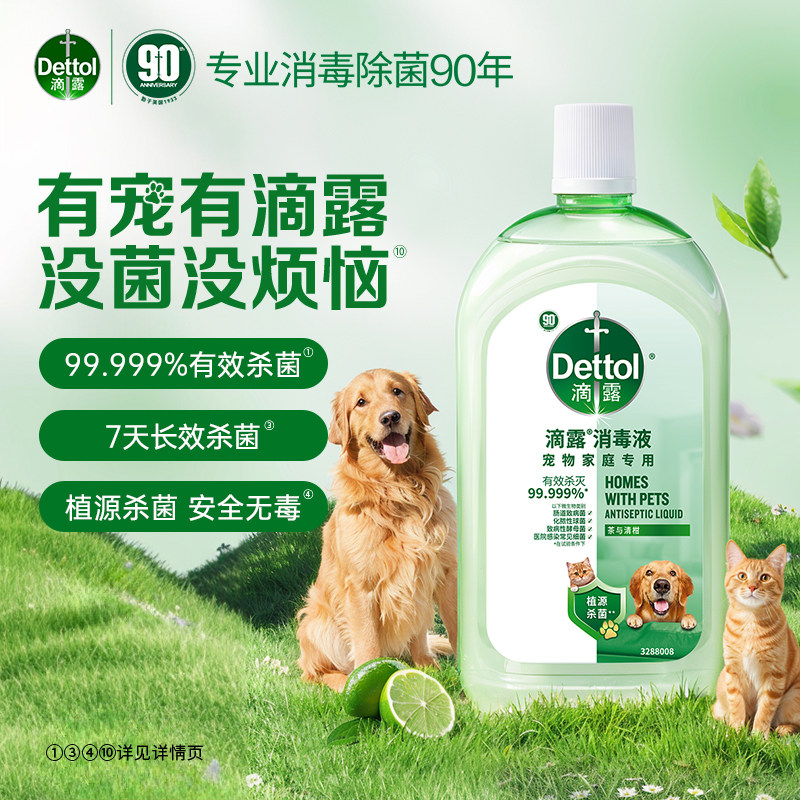 滴露消毒液杀菌除臭宠物家庭专用图片