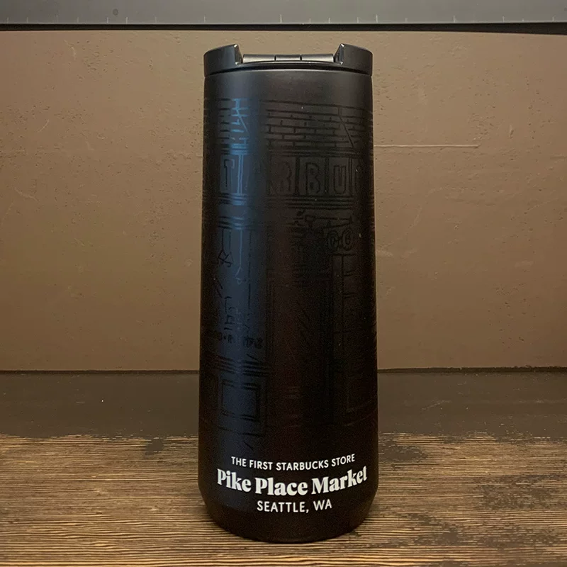 Starbucks, черное стекло нержавеющая сталь, большая чашка для кофе/чая, США