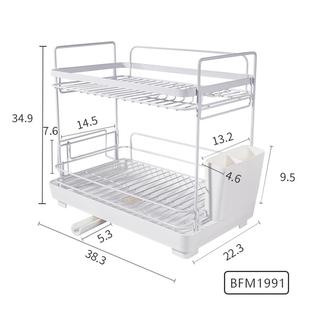 厨房置物架碗碟架落地分隔收纳架家用滤水碗盘碗架置物架沥水架子