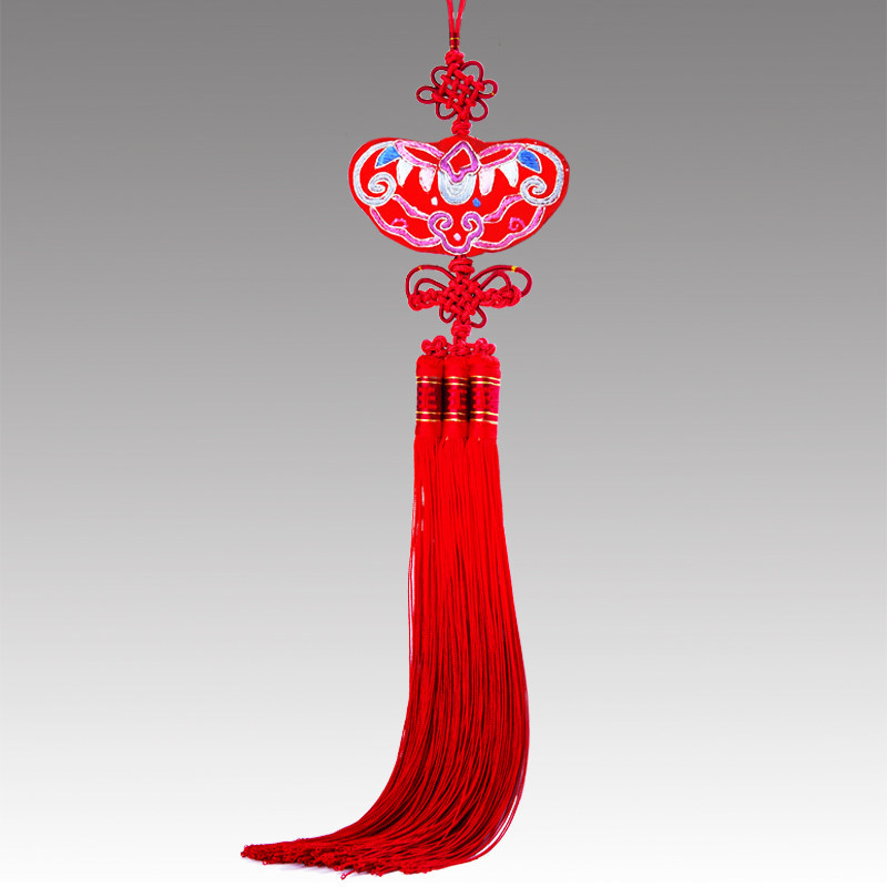 车载挂件女士创意平安符车挂饰纯手工车内苏州刺绣工艺品苏绣成品