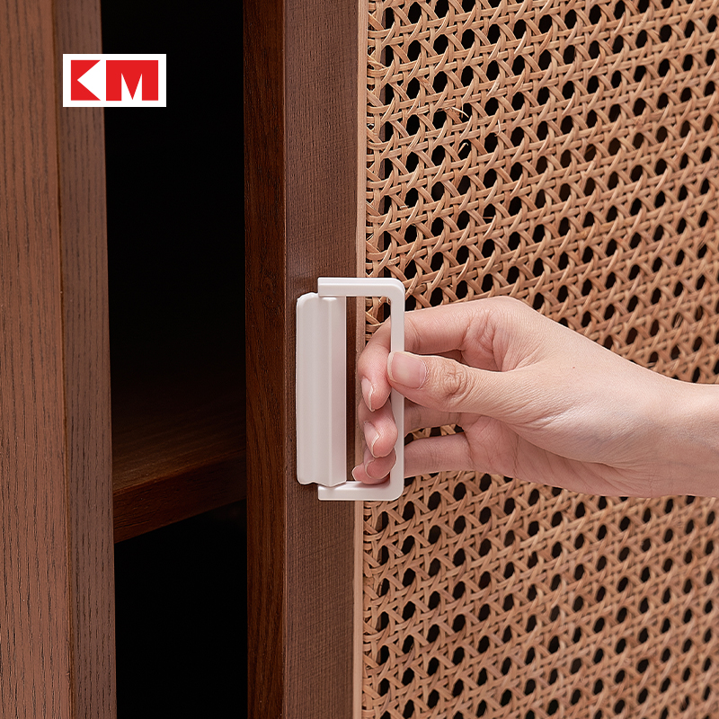 日式可折叠抽屉把手隐形拉手粘贴式推拉门窗户拉环免打孔柜门手柄