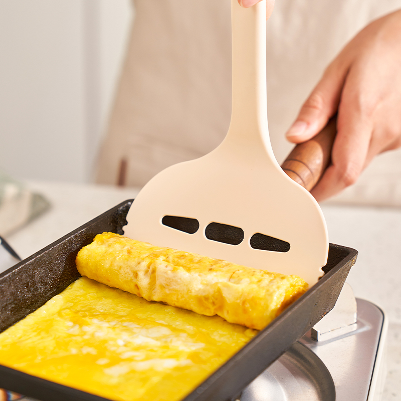 日式锅铲炒菜铲家用耐高温厨具用品煎饼方形铲不粘锅专用烙饼铲