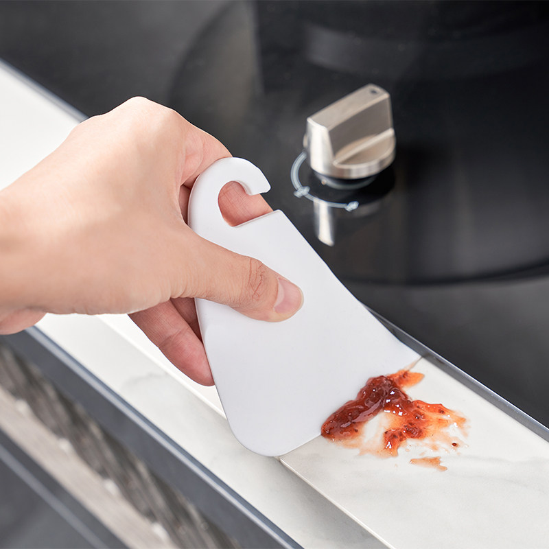 日本KM刮刀硅胶厨房灶台边缝隙铲刀不粘锅去污渍油污刮板烘焙工具