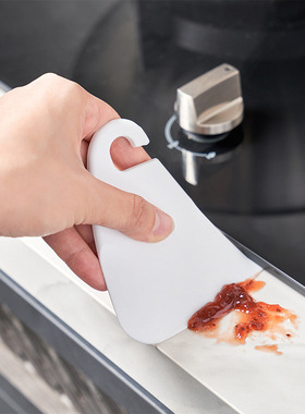 日本KM刮刀硅胶厨房灶台边缝隙铲刀不粘锅去污渍油污刮板烘焙工具